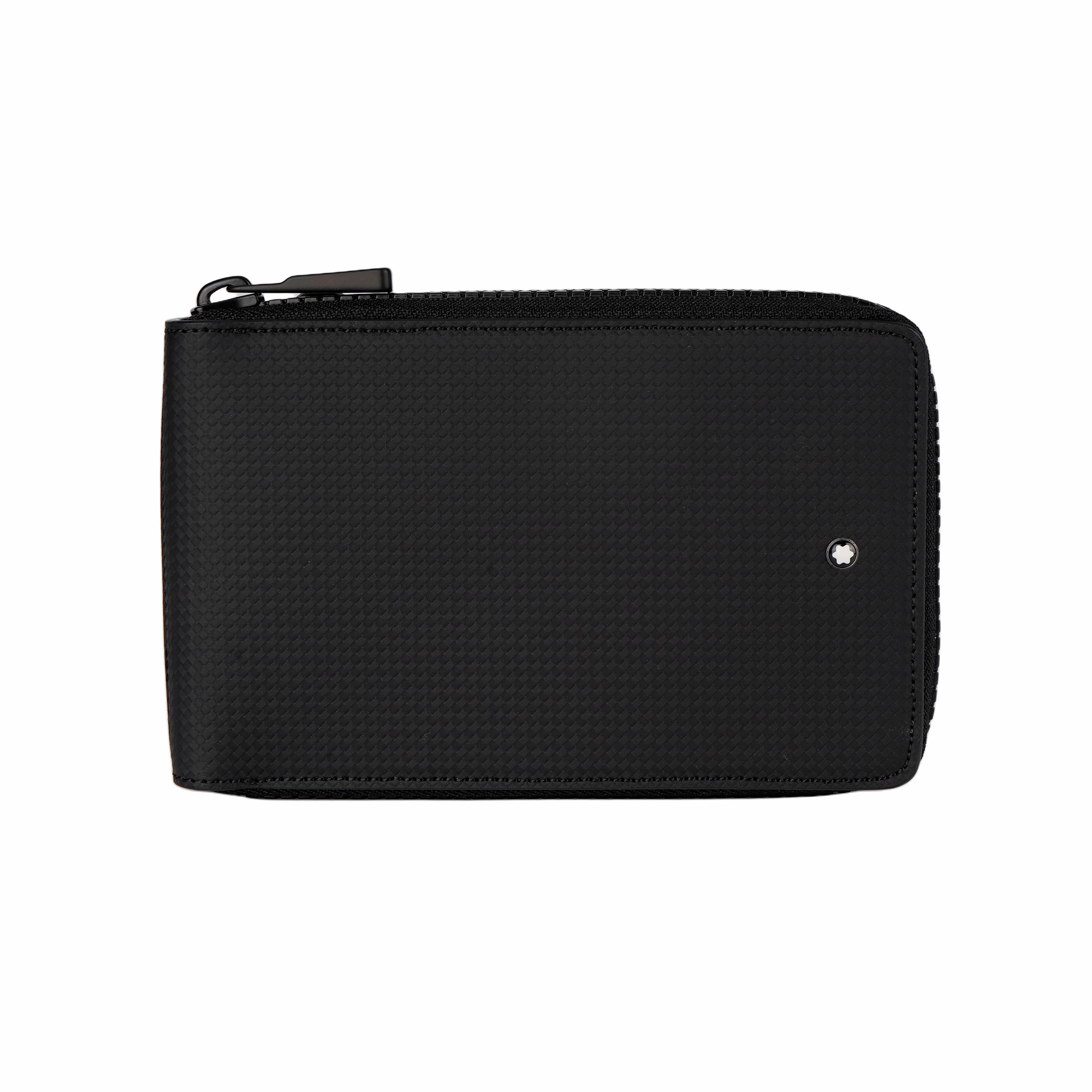 Montblanc Style 2.0 Series Printed Leather Envelope Clutch Passport Mini Men clutch Black 127895 Gift Set(Basic Set+Box+Shopping Bag)