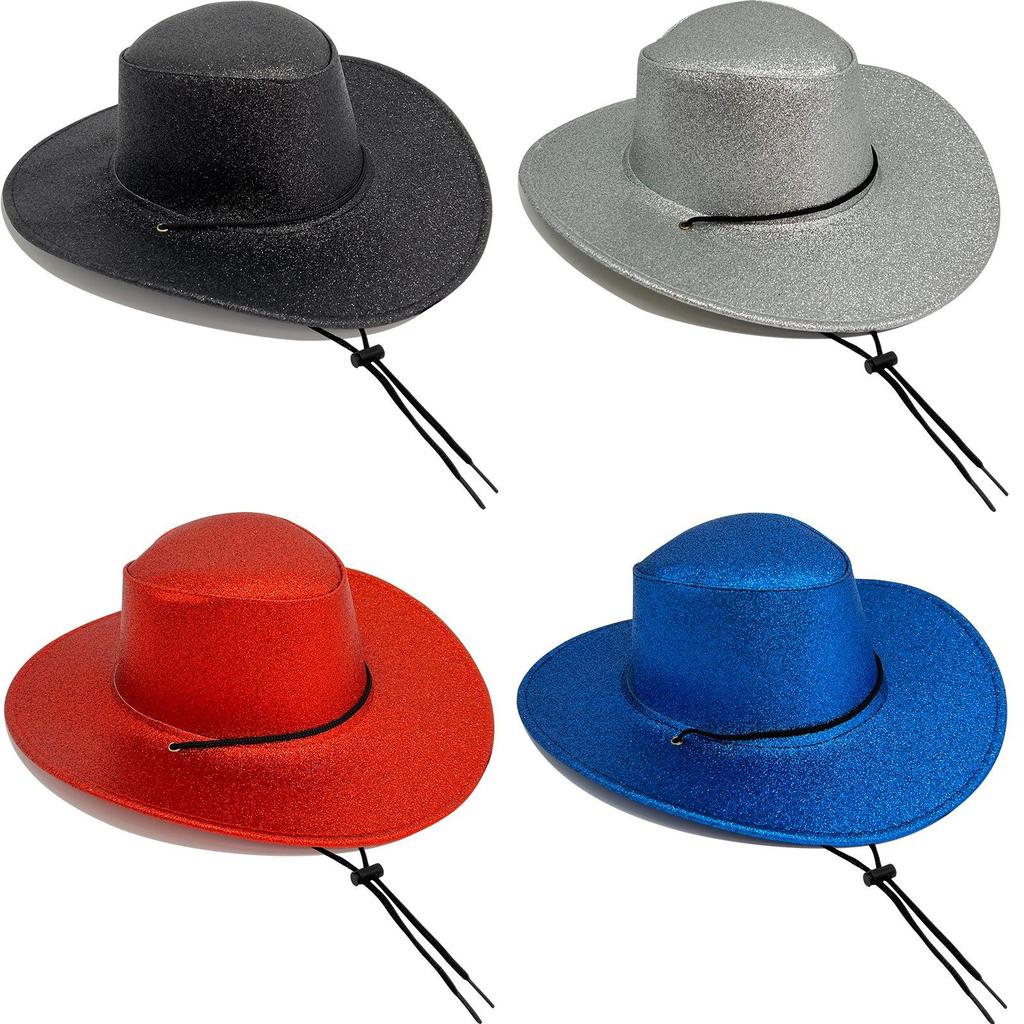 Punk Style Cowboy Hat With Breathable Design For Men And Women