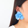 Pinkdudu Candy Color Zinc Alloy Layered Flower Stud Earrings Drip Glazing Earring Summer Jewelry PD2196