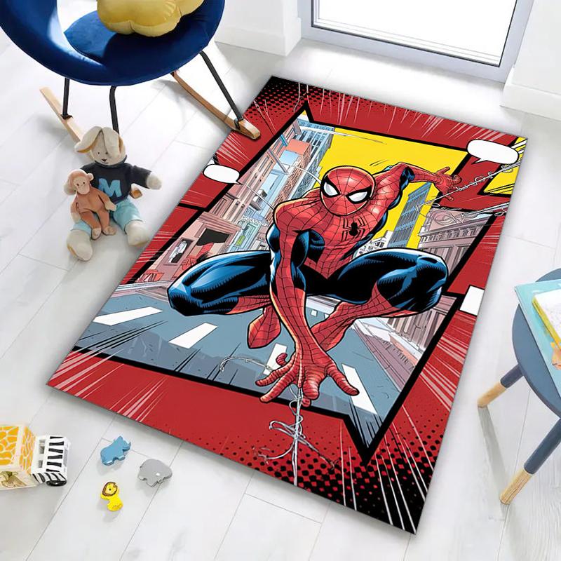 1PC Spider-Man Rug - home decoration Carpet For Living Room Bedroom Flooring Computer Chair Area Rug