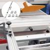 6pcs T Track Miter Bar Slider Kit, Aluminium Alloy T-Slider T Slot Miter Track Jig Table Saw Gauge Rod T Slot Miter Gauge Slider