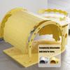 Tunelové psí pelíšek Úkryt Měkký domeček Spací postel pro mazlíčky pro vnitřní použití Úkryt pro mazlíčky Kempingová postel Byt