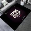 Game Over Doormat - Gaming Style Rug for E-sports Room Decor, Gamer Floor Mat Bedroom Living Room Sports Fan Gift Decor
