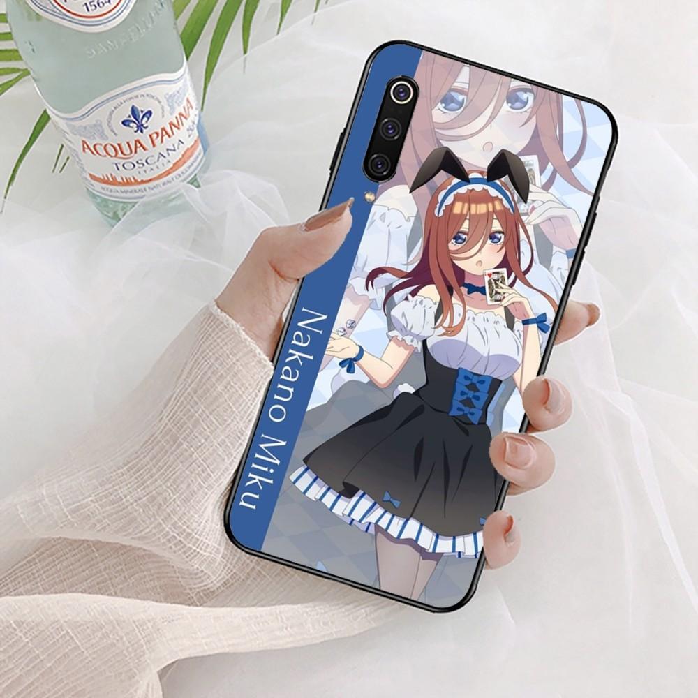Nakano Miku Anime Phone Case For Xiaomi Mi 5X 8 9 10 11 12 Lite Pro 10T PocoX3pro PocoM3 Note 10 Pro Lite