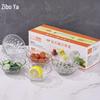 Diamond Glass Bowl 6-Piece Set