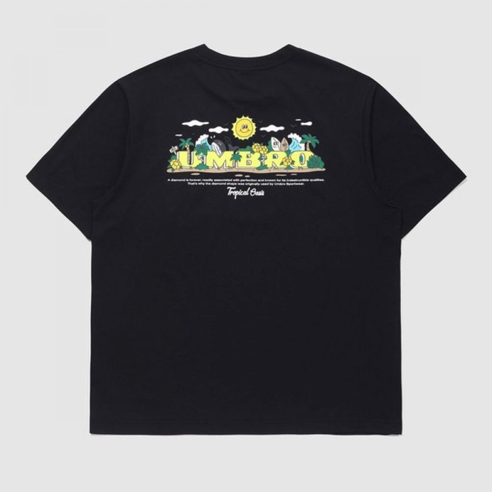 Umbro [25Th S S] Tropical oaSiS LeTTering freSh T ShirT uq223crS55