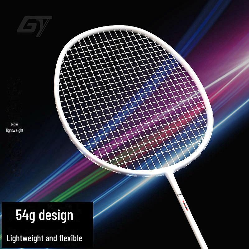 Guangyu 10U Ultra-Light Carbon Fiber Professional Badminton Racket - Durable Single Racket