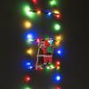LED žebříkové světla Vánoční dekorace Venkovní nádvoří Zahrada Santa Claus Lezoucí žebřík Světlo pro sváteční dekoraci