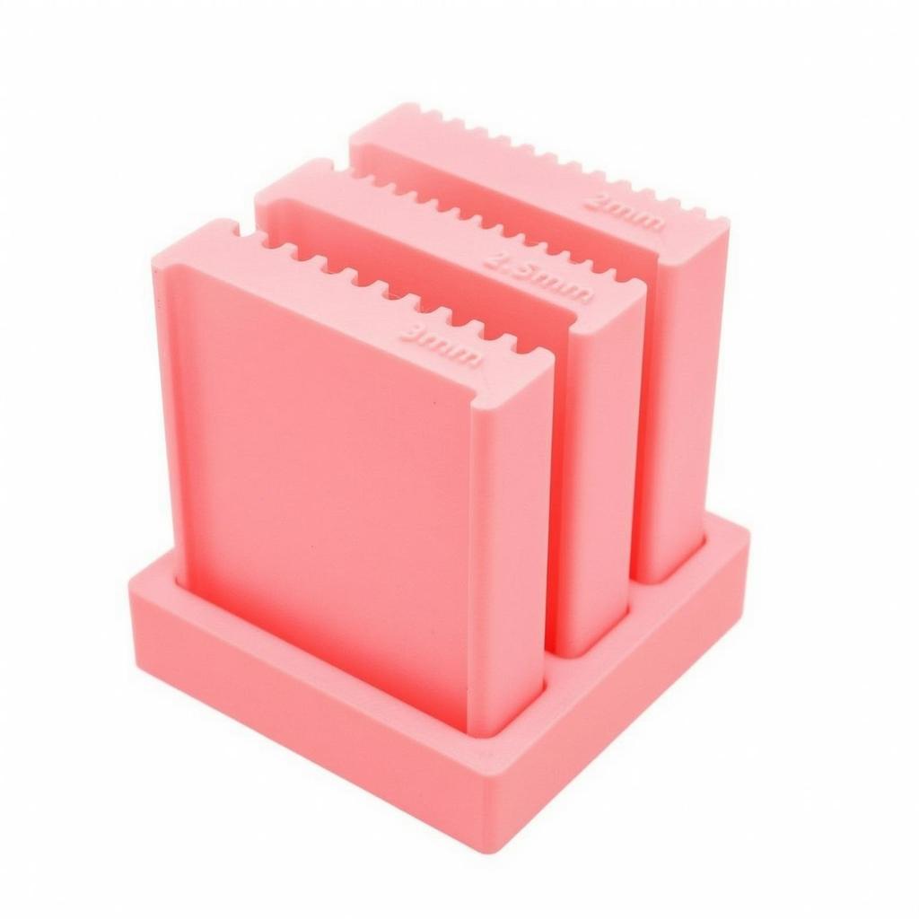 3 Pieces Double-Sided Clay Roller Uniform Bead with Storage Holder