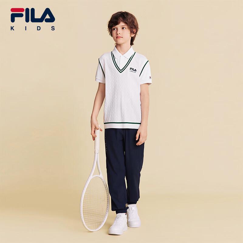 FILA Boys' Short Sleeve Polo Shirt