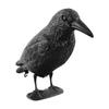 Simulation Black Crow Decoy Shooting Hunting Decoy Plastic Landscape Garden Decoration