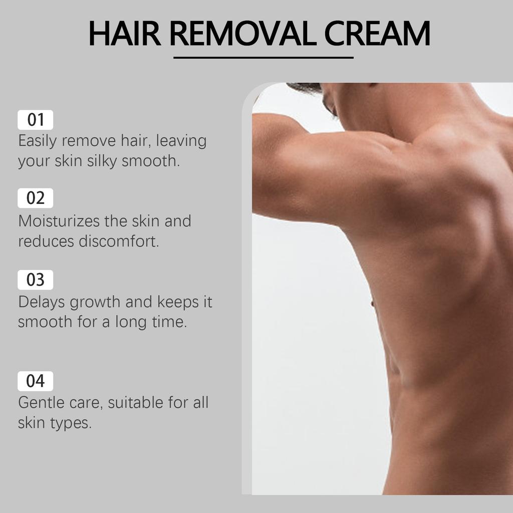 Kaffee-Haarentfernungscreme reinigt sanft Hand- und Beinhaare und bietet eine sanfte und wohltuende Haarentfernungspflege für mehrere Bereiche