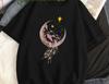 Women Y2K Fashion T Shirt Casual Loose Fit Tee with Cute Cartoon Whale Graphic Harajuku Style Top Daily Streetwear Oversized