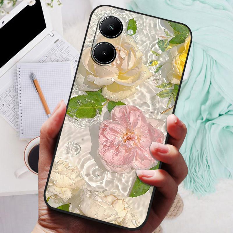 For Realme C33 Case C 33 6.5 Inch RMX3624 Luxury Animal Painted Phone Case Realme C33 Shockproof Cover Silicone Back Bumper