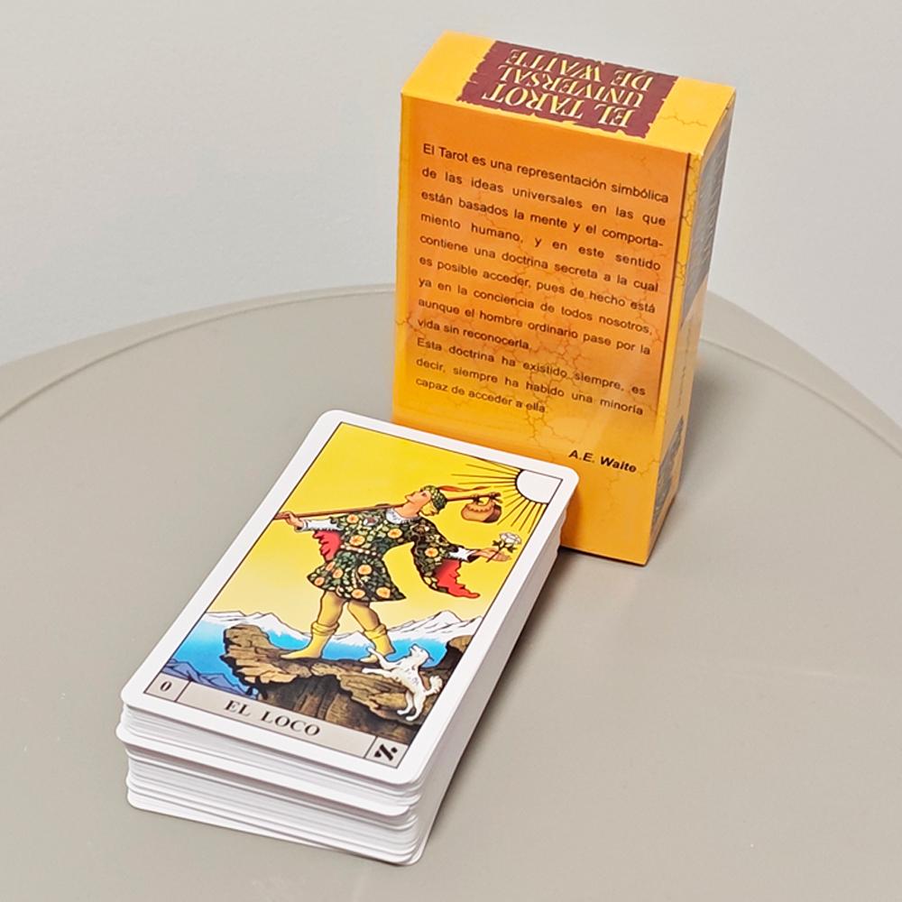 10.3*6cm El Tarot Universal De Waite (Spanish Edition) 78 Pcs Universal Tarot Cards Based On Rider Waite System