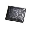 New Stock Crocodile Belly Pattern US Card Holder ID Clip Driver's License Small Bag Zero Wallet