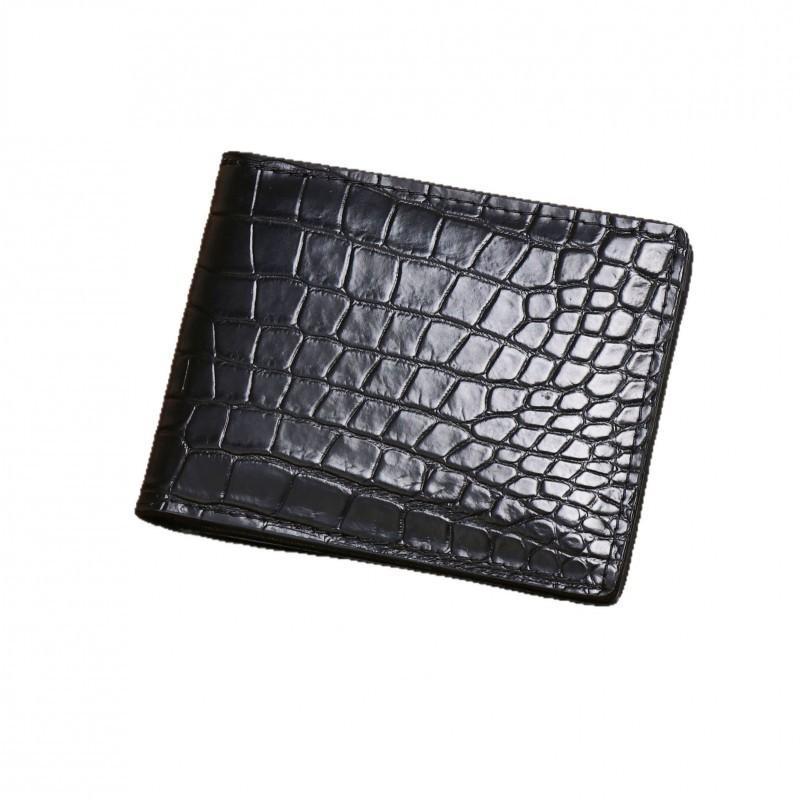 New Stock Crocodile Belly Pattern US Card Holder ID Clip Driver's License Small Bag Zero Wallet