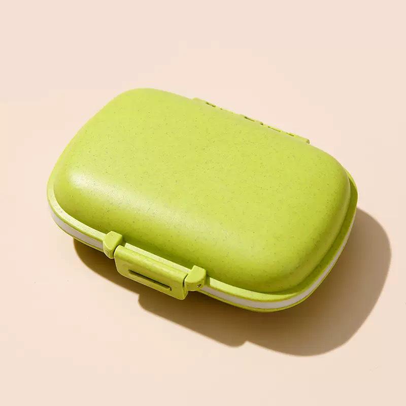 

Eco-Friendly, Light-Proof, Sealed, Moisture-Resistant Portable Medicine Storage Box 11*8*3CM пшеничный/зелёный