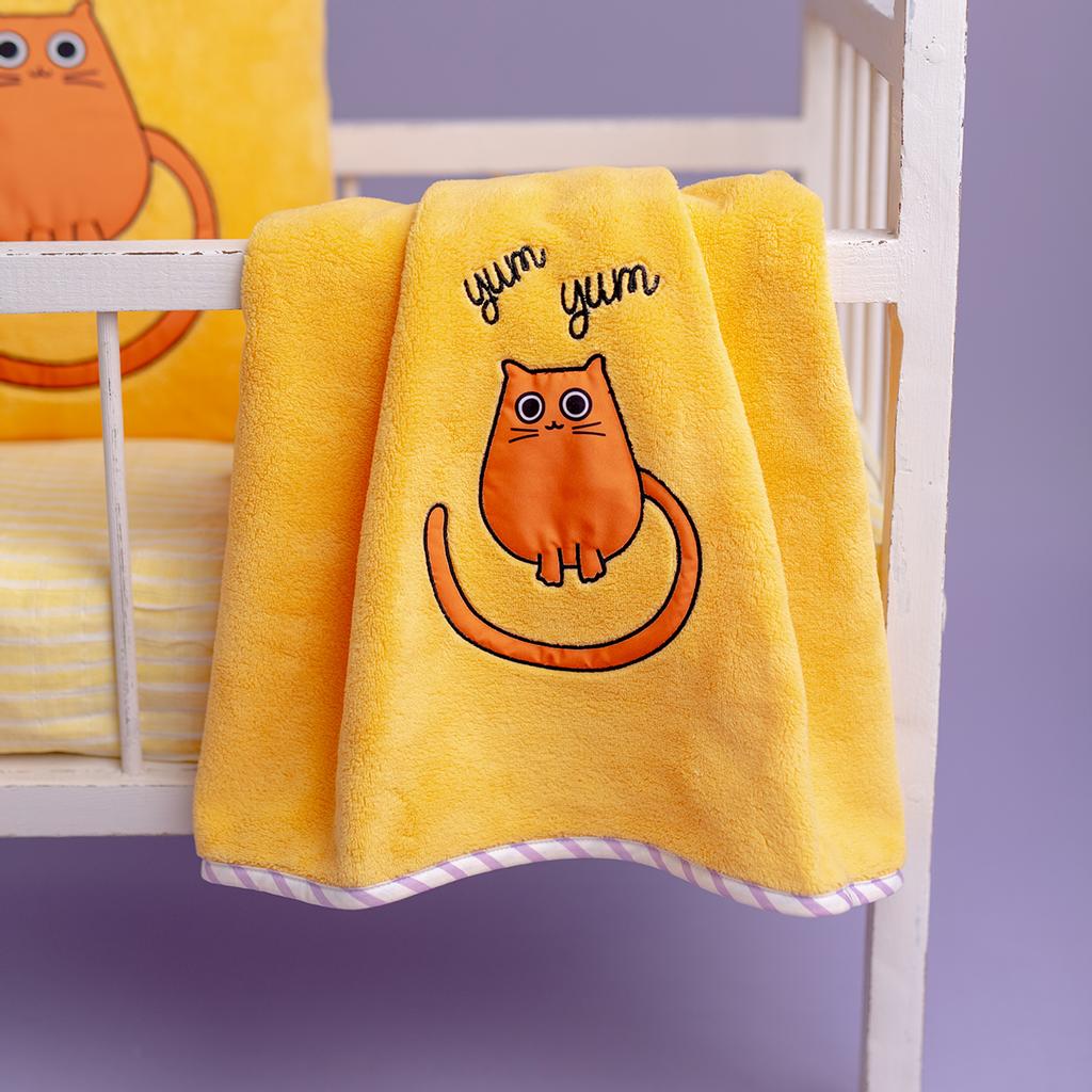 Milk&Moo Tombish Cat Baby Blanket,100% Oeko-Text Certified,100% polyester Rachel