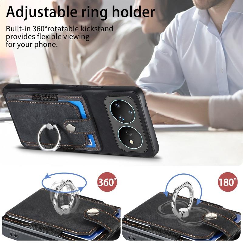 For Huawei Nova 16 Ultra 16Pro 16z PU Leather Magnetic Wallet Card Slot Ring Holder Case For Nova 16 Pro Stand Shockproof Cover