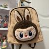 Backpack Cute Large Capacity Big Head Plush College Cartoon School Bag College Student Backpack Doll