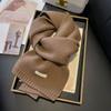 Mode Wollschal Damen Gestrickte Winter Schals und Tücher Damen Dickes Halstuch Bufanda Unisex Pashmina Lang Echarpe