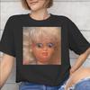 Disgusted Face Meme Doll Babe Graphic Print T Shirt Unisex Unisex Pure Cotton Tee Shirt Clothing