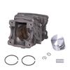 38mm Zylinder Kolben Kit Kettensägenmotor Endringe Clips Bolzen Zubehör Ersatz für Stihl