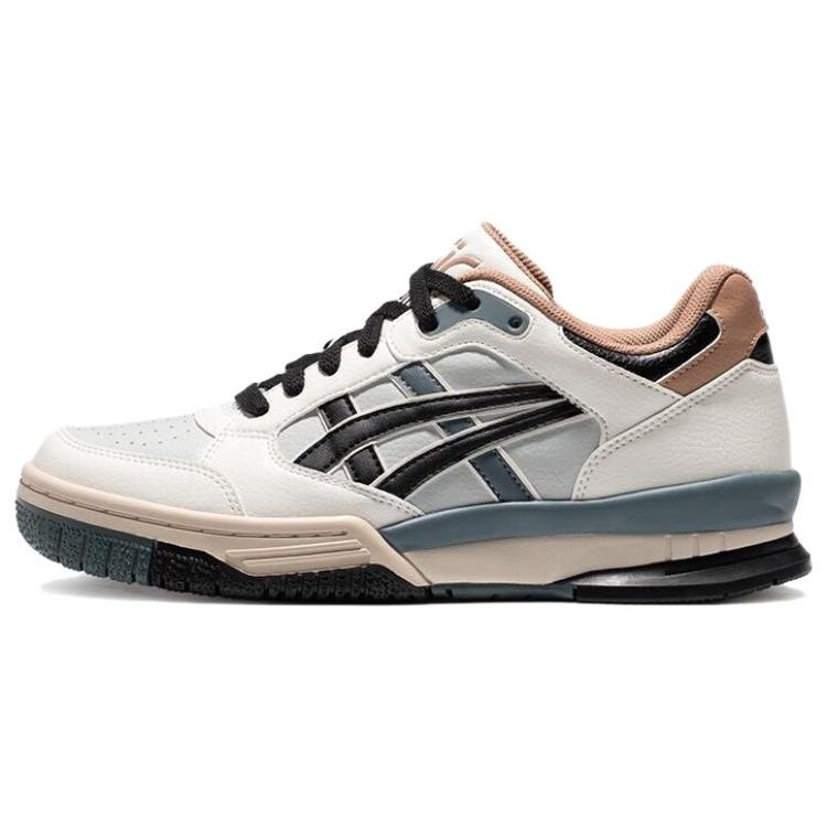 Asics Gel-Spotlyte Synthetic Leather Minimalist Breathable Low-Top Retro Basketball Shoes Unisex sneaker Gray White Black 1203A399-020