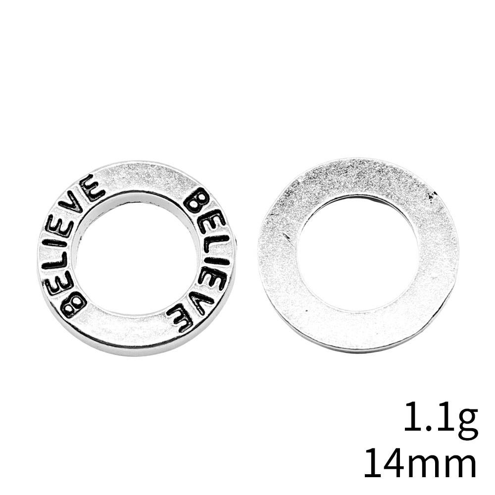 Christmas Decorations Jewelry Findings Hollow Circle Connector Accessories Parts Audience Accessories For Women Necklace And Earrings