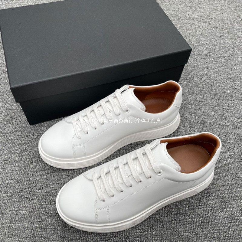 Sports business casual shoes thick-soled heightening men's board shoes low-top lace-up solid color little white shoes breathable new sports shoes