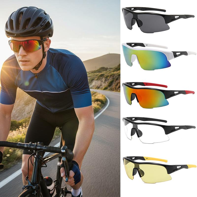 Men'S Sunglasses Cycling Glasses Bicycle Glasses Sports Outdoor Protection Trendy Sunglasses 9185