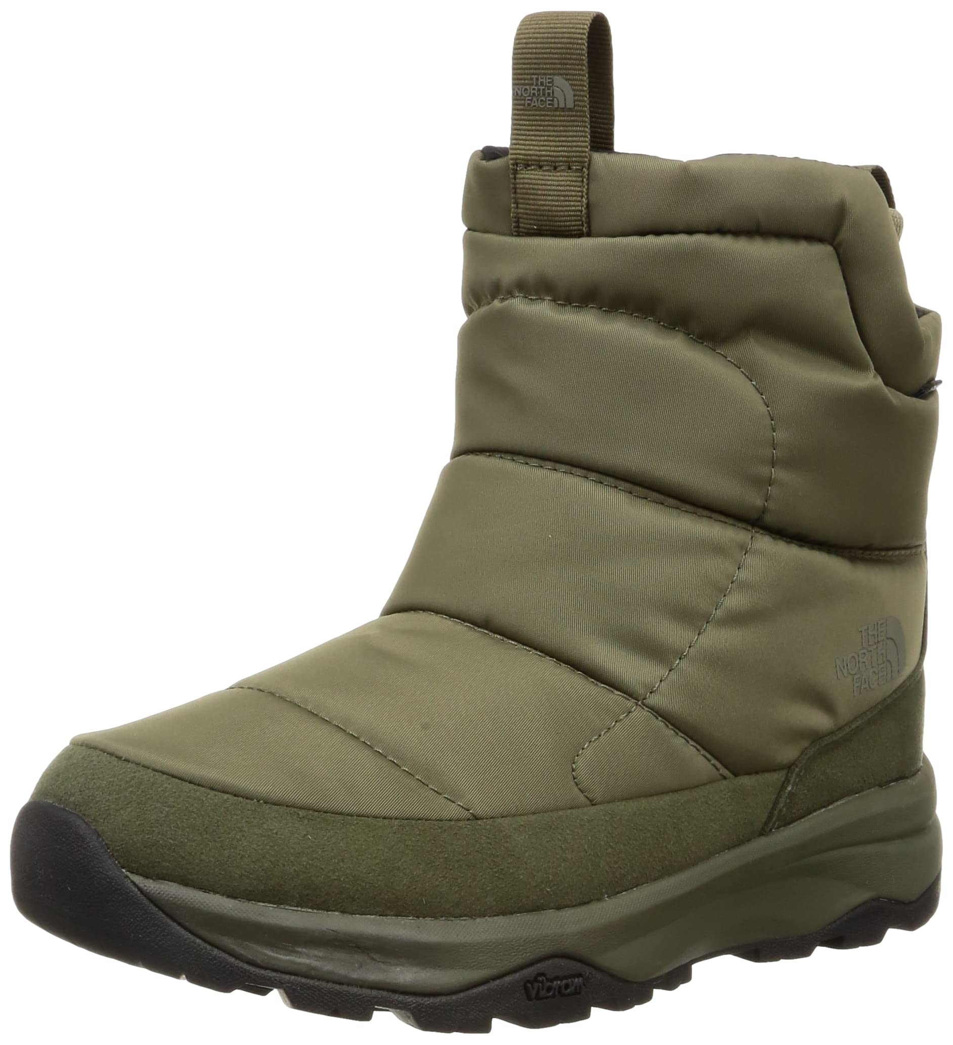 

The North Face Nuptse Bootie WP Knit a waterproof knit bootie in New size cm Short, winter, NF52274, unisex, Taupe/TNF Black, 24.0