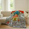 Aesthetic Animal Exotic Style Art Blanket Warm Soft Suitable For Bedroom Sofa Bed Living Room Office Travel Camping Gifts