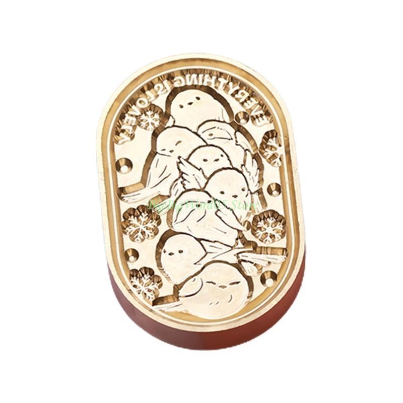 24TE Wax Seal Stamp Head Replacement Emboss Sealing Wax Scrapbooking Stamps Head Brass Sealing Stamp Head Wax Stamp Head Only