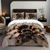 Spider Design 3d Printed Duvet Cover Set Wildlife Theme Polyester Bedding Set Soft Comfortable Luxury Quilt Cover Pillowcase