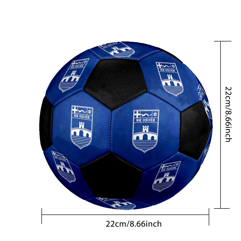 SIZE 5 NK Osijek Soccer Ball Colorful All Ages Machine Stitched PVC Competition Ready Durable High-Bounce