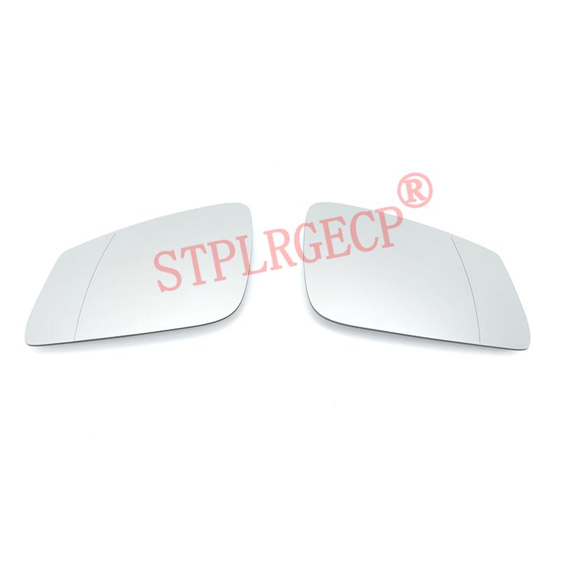 For BMW F10 F11 F07 F06 F12 F13 F01 F02 F03 F04 Left Right Side Door Wing Mirror Glass Heated Rear View Plate LH RH