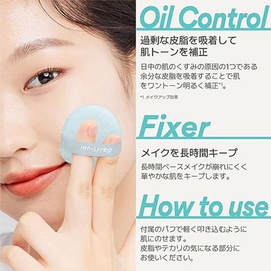 Innisfree No Sebum Mineral Powder 5G Loose Regular Product Makeup Setting Long-lasting Poreless Oily Skin Shine Control Smooth Oil Korean Cosmetics OK