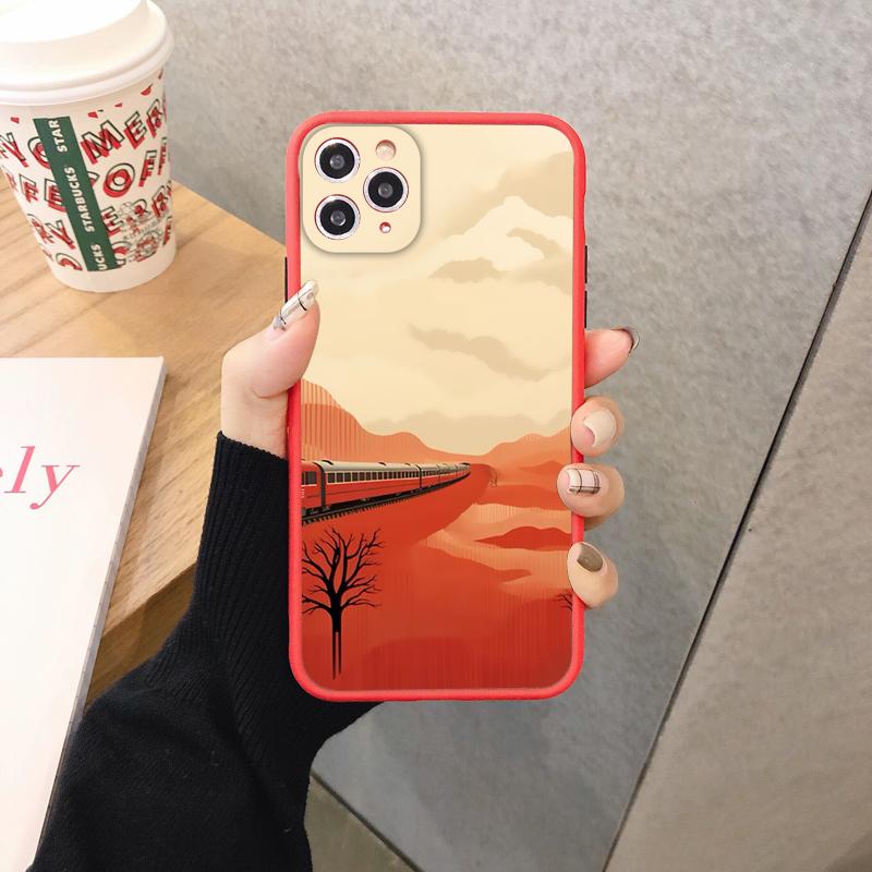 Autumn Maple Leaf Scenery Fall Phone Case For IPhone 15 14 Pro Max Plus 16 Pro Max Case IPhone 13 11 12 Pro Max XR XS X Covers