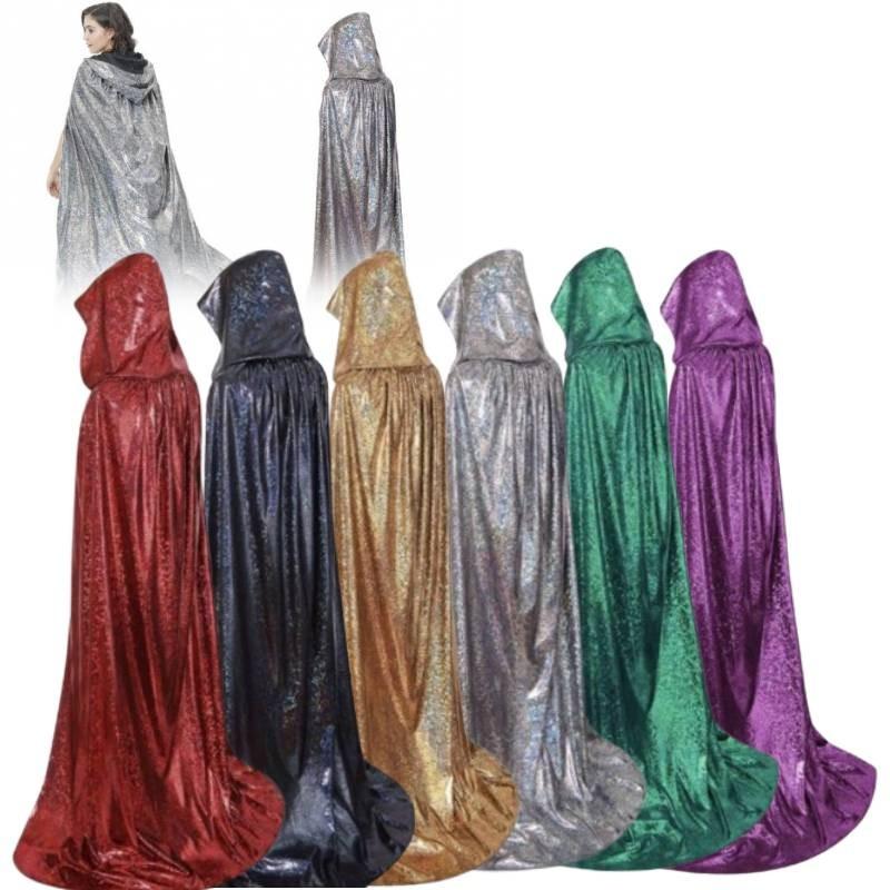 Elegancki Długi Płaszcz z Kapturem Lekki Na Wiosnę i Lato Kostiumy Cosplay