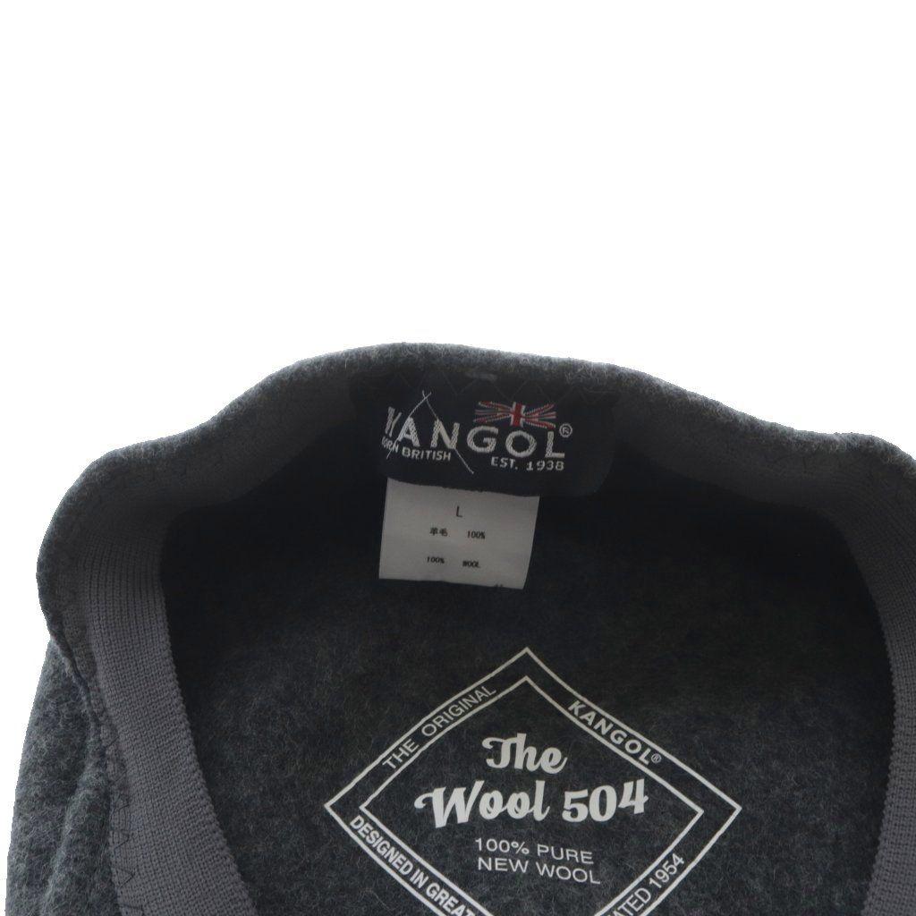 Used KANGOL WOOL 504 Hunting Hat L Gray