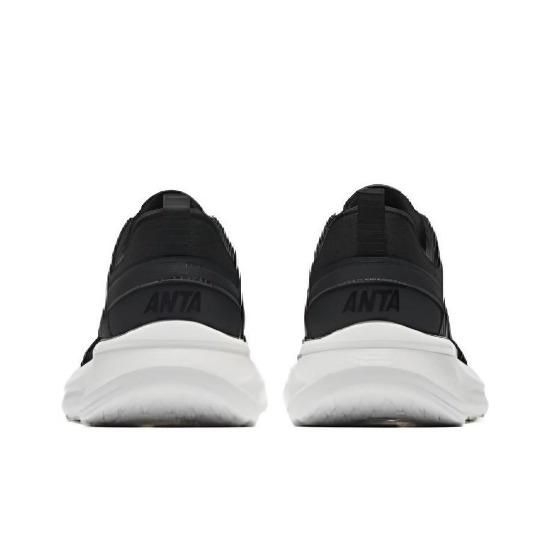 Anta Comfortable Versatile Fashionable Simple Breathable Lightweight Rebound Low-Top Casual Training Running Shoes Women Sneaker Black 922525508-3