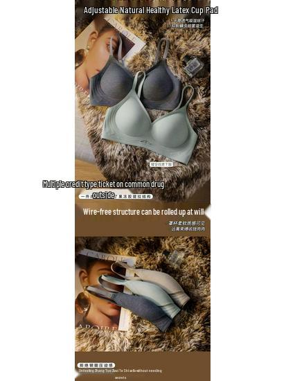 Seamless Hollow Design Supportive Bra – Comfort, Lift, and Anti-Sagging for a Smaller-Looking Bust