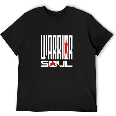 Warrior Soul 90S Hard Rock Band Shirt Tshirt Mens Casual Custom Short Sleeve Cotton T Shirt Black