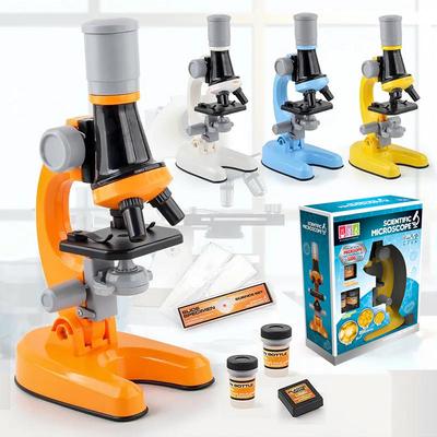 Children Microscope Biology Lab LED 1200x School Science Experiment Kit Education Scientific Toys Gifts For Kids Scientist