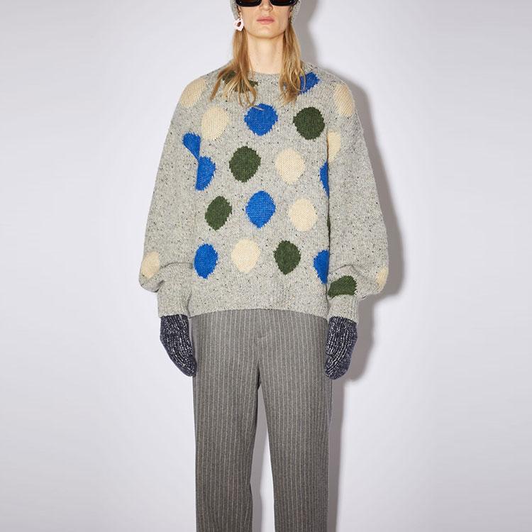 Acne Studios FW21 Sweater Men's Gray B60202-AM4
