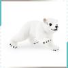 Polar Bear Figurine Pvc Handmade Model For Childrens Learning And Decor
