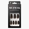 Reusable Nail Tips Earl Grey (Coffin)