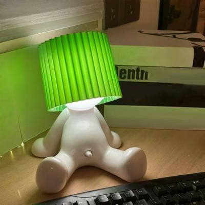 LED Night Light Soft Glow Creative Shape Widely Application Funny Plug-in Table Lamp Boy-shaped Bedside Light Decoration